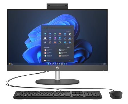 HP ProOne 245 G10 All-in-One 23.8", AMD Ryzen 3 7320U, 8GB, 256GB SSD, Windows 11 Home